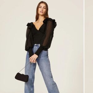 Hutch Black Reni Top, size XL
